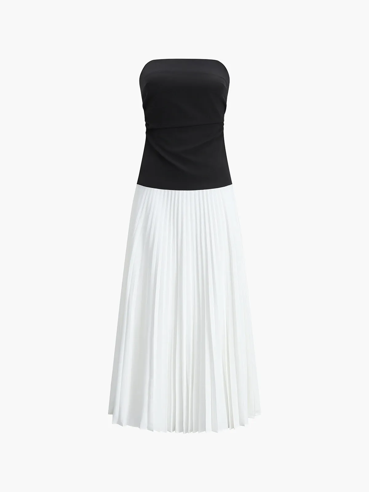 Sleeveless Pleated Long Dress sold by COMMENSE product image thumbnail 5