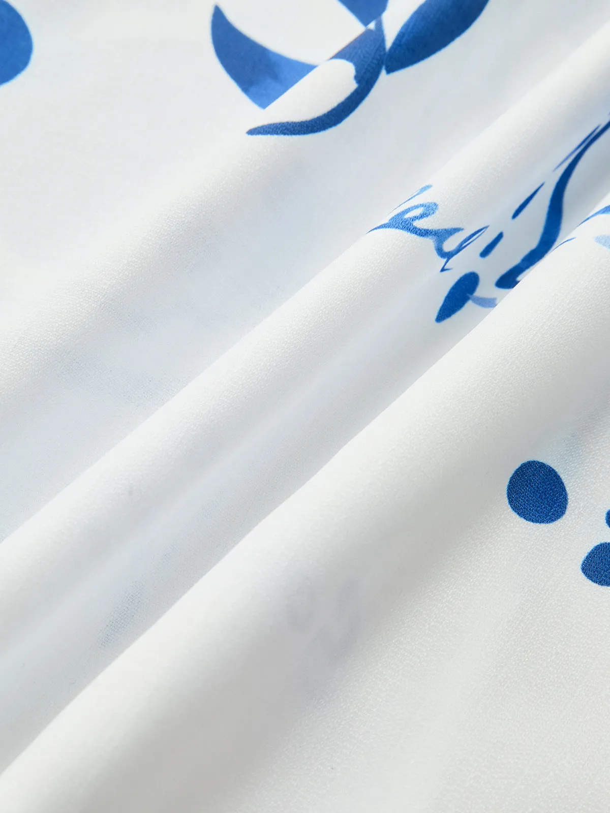 Print V-Neck Zipper Dress sold by COMMENSE product image thumbnail 4