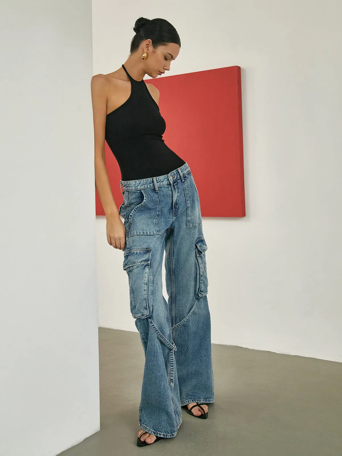 Solid Halter Tank Top sold by COMMENSE product image thumbnail 2