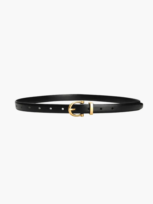 Adjustable Simple Metal Pin Buckle Belt sold by COMMENSE