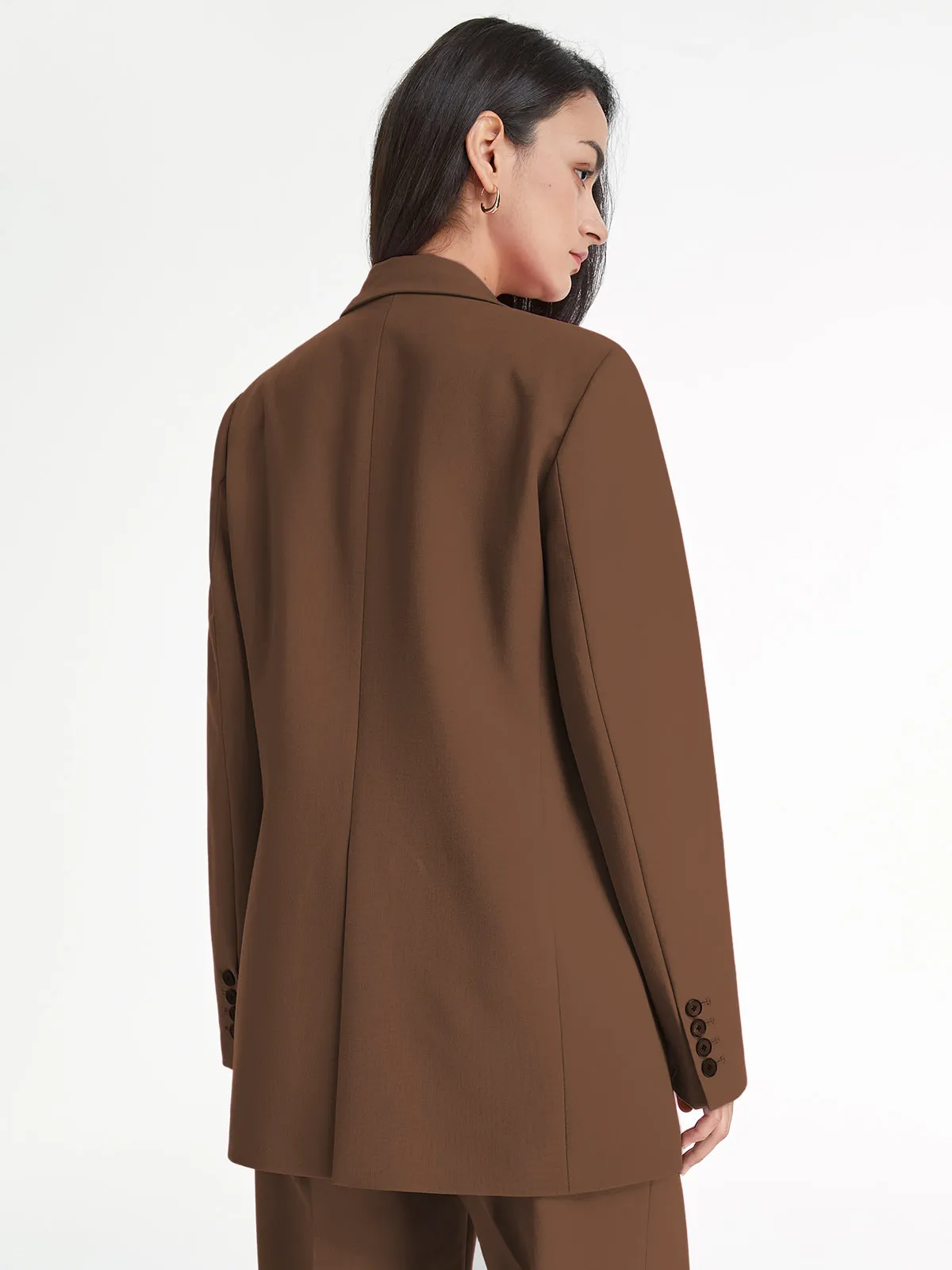 Solid Colored Essential Blazer sold by COMMENSE product image thumbnail 4