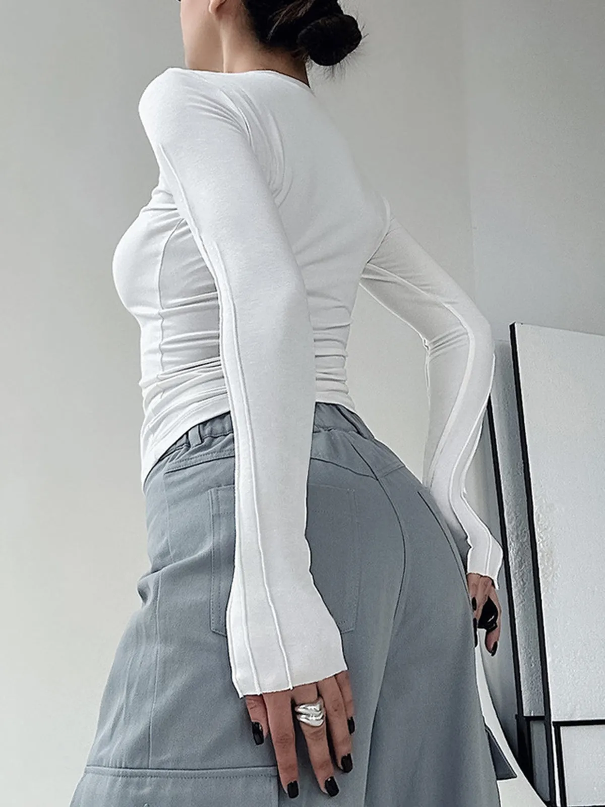 That One Long Sleeve Shirt sold by COMMENSE product image thumbnail 5