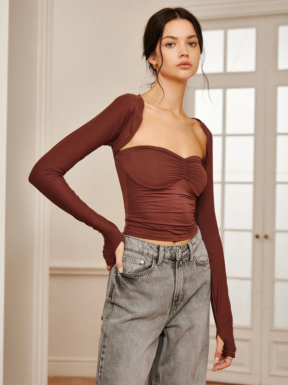 Leisure Long Sleeve Shawl sold by COMMENSE product image thumbnail 5