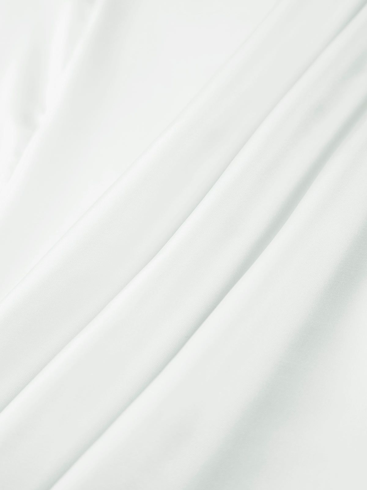 Floral Satin Puff Sleeve Short Dress sold by COMMENSE product image thumbnail 4