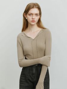 V-Neck Solid Blouse sold by COMMENSE