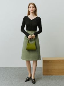 V-Neck Solid Blouse sold by COMMENSE