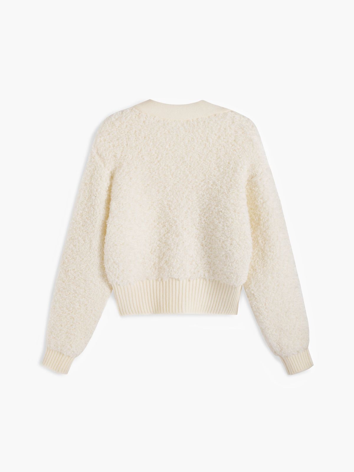 Creamy Furry Cardigan sold by COMMENSE product image thumbnail 2