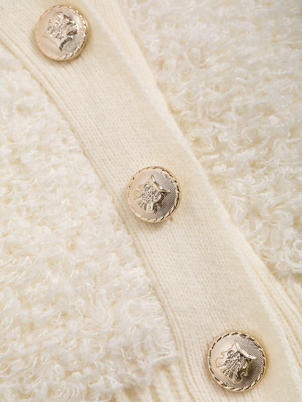 Creamy Furry Cardigan sold by COMMENSE product image thumbnail 4