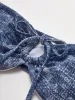 Vintage Strapless Bikini Set sold by COMMENSE