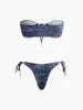 Vintage Strapless Bikini Set sold by COMMENSE