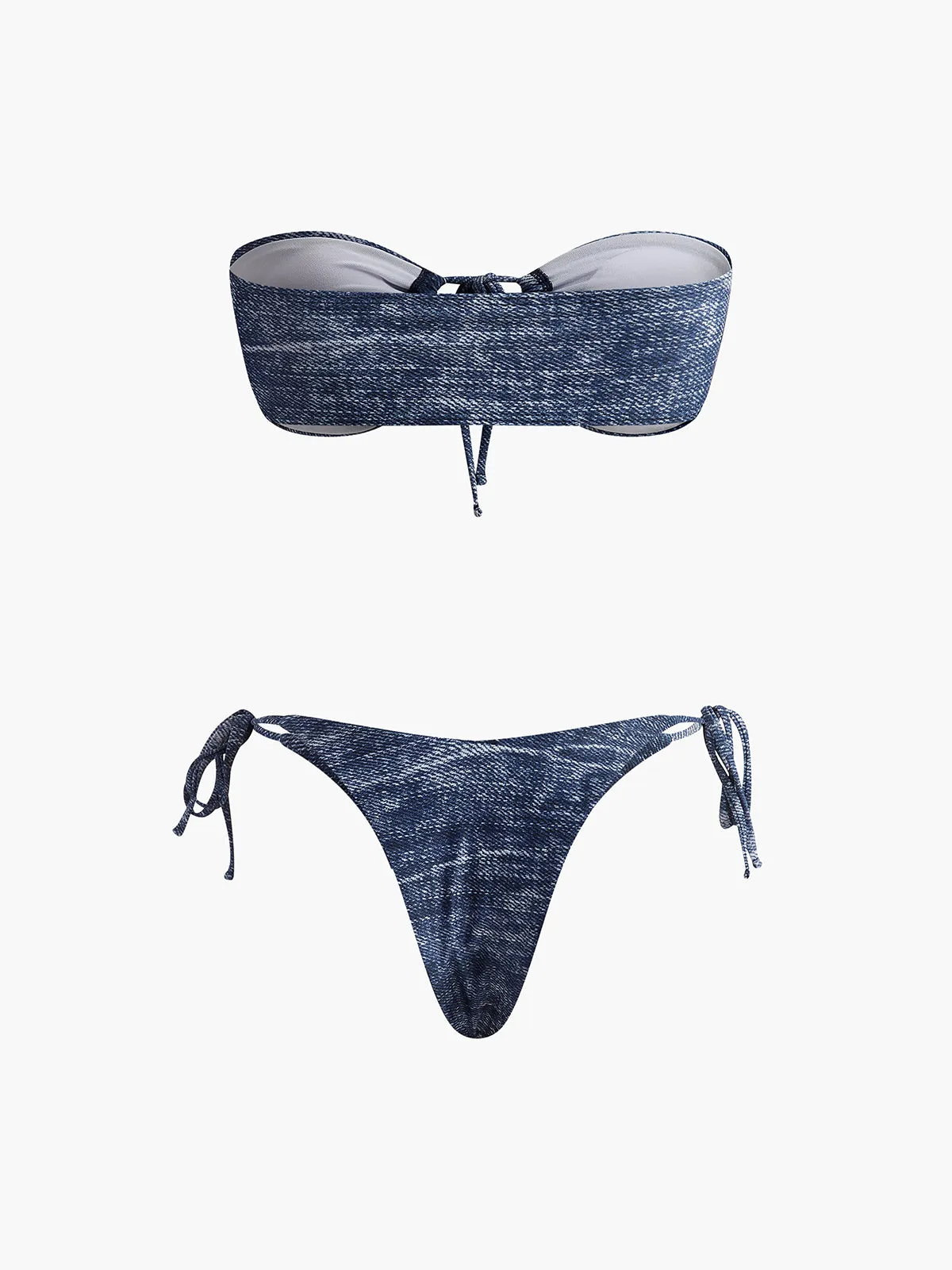 Vintage Strapless Bikini Set sold by COMMENSE product image thumbnail 3