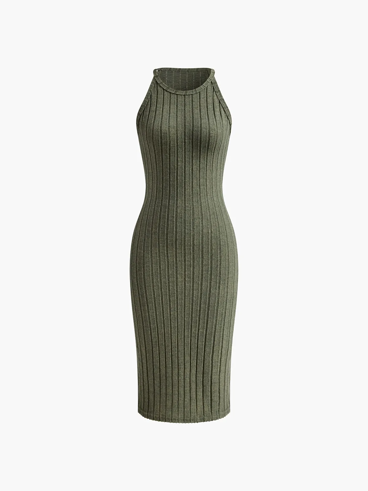 Crew Neck Sleeveless Dress sold by COMMENSE