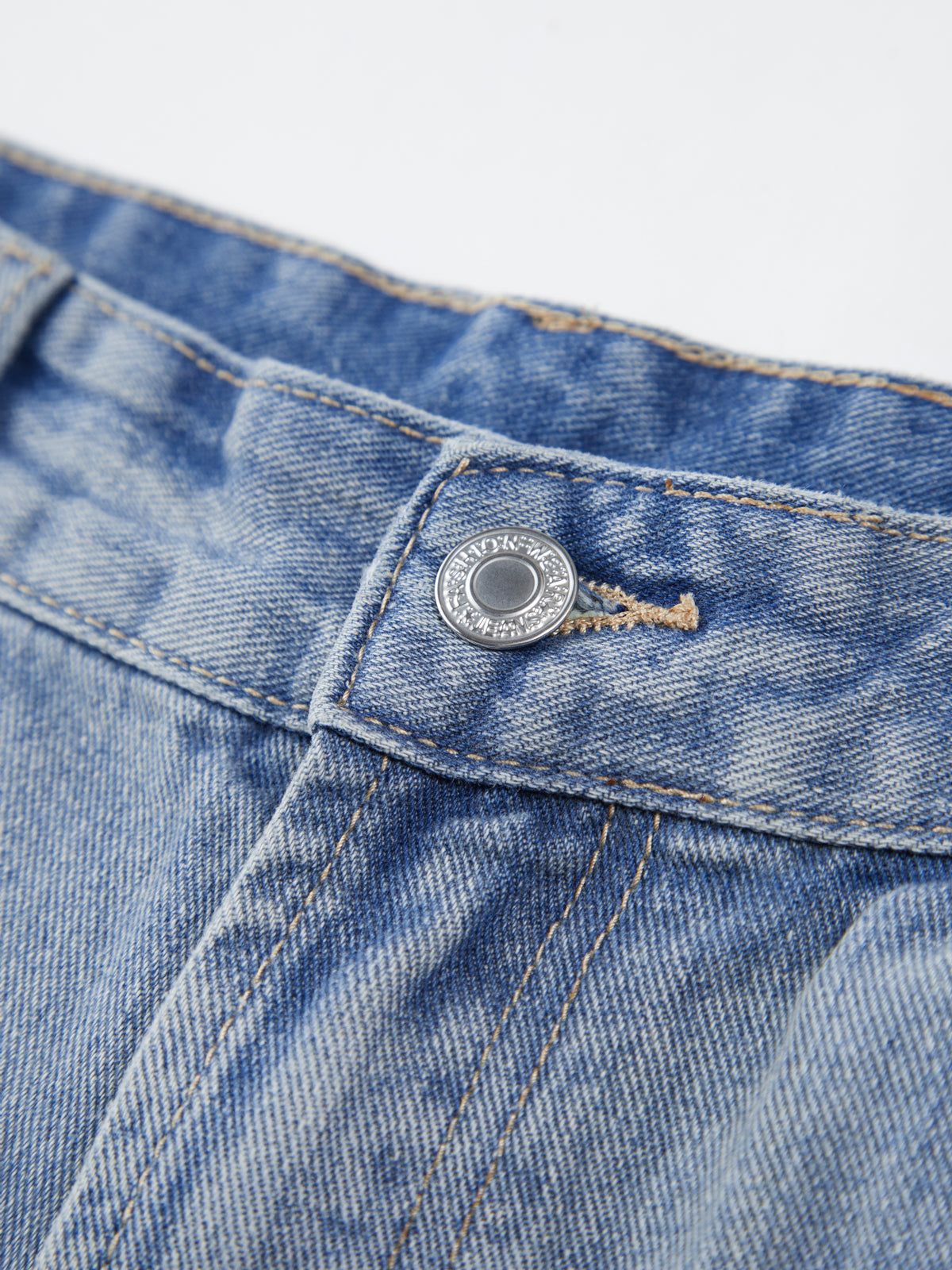 Classic Buttoned Denim Jeans sold by COMMENSE product image thumbnail 3