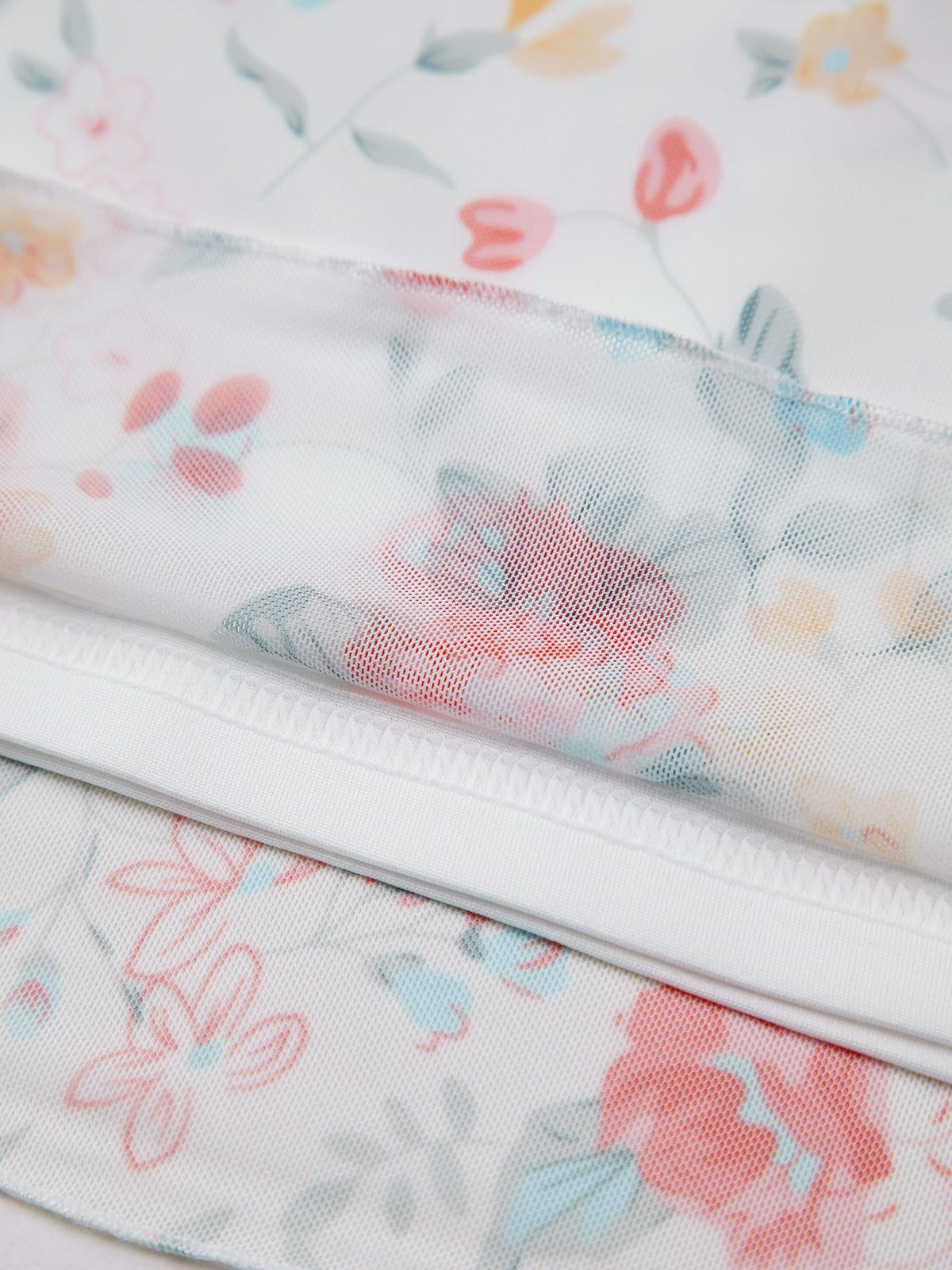 Peony Floral Mesh Skirt sold by COMMENSE product image thumbnail 5