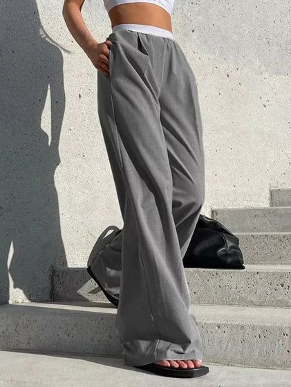 Runway Wide Leg Pants sold by COMMENSE product image thumbnail 5
