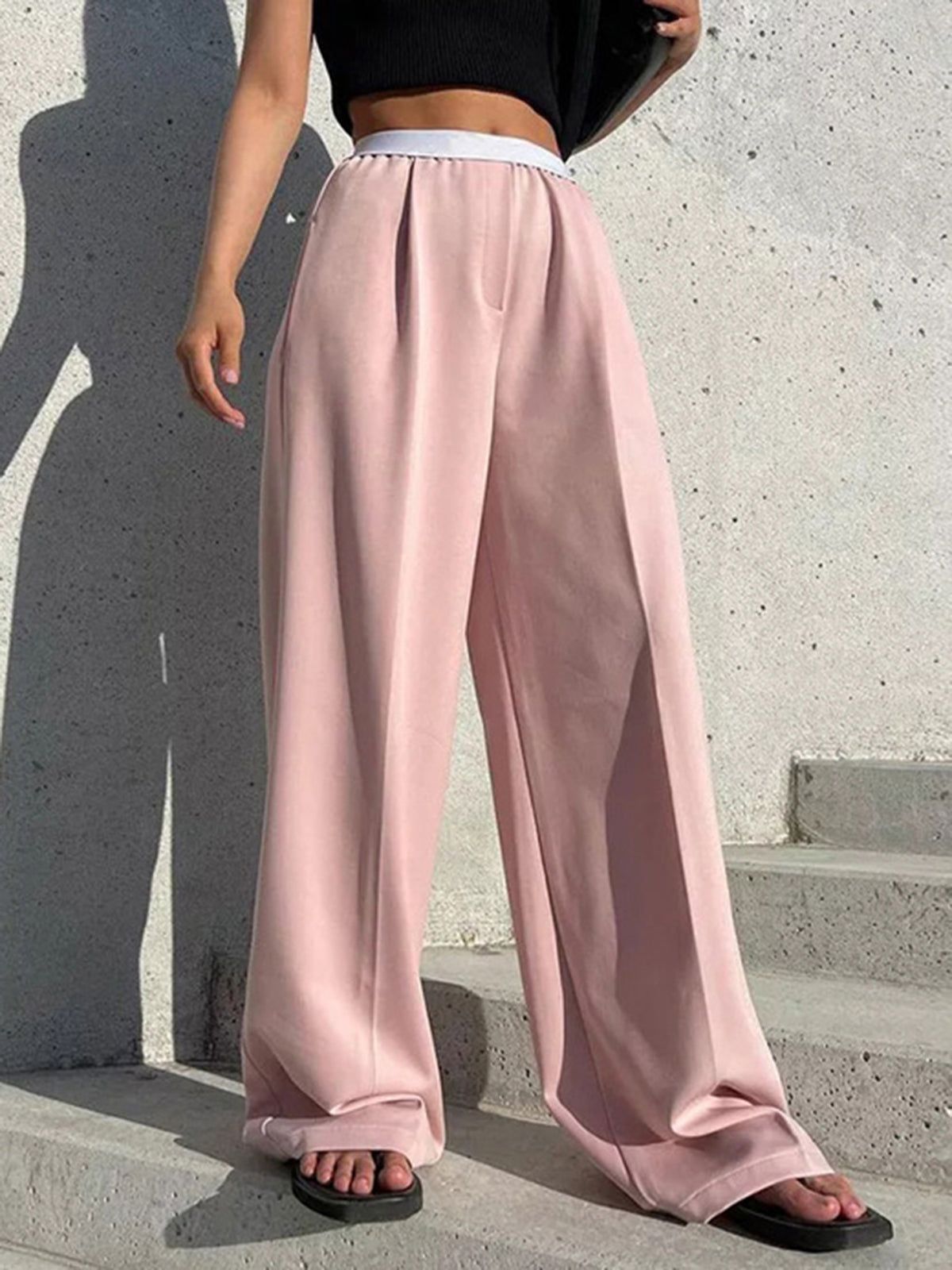 Runway Wide Leg Pants sold by COMMENSE product image thumbnail 2