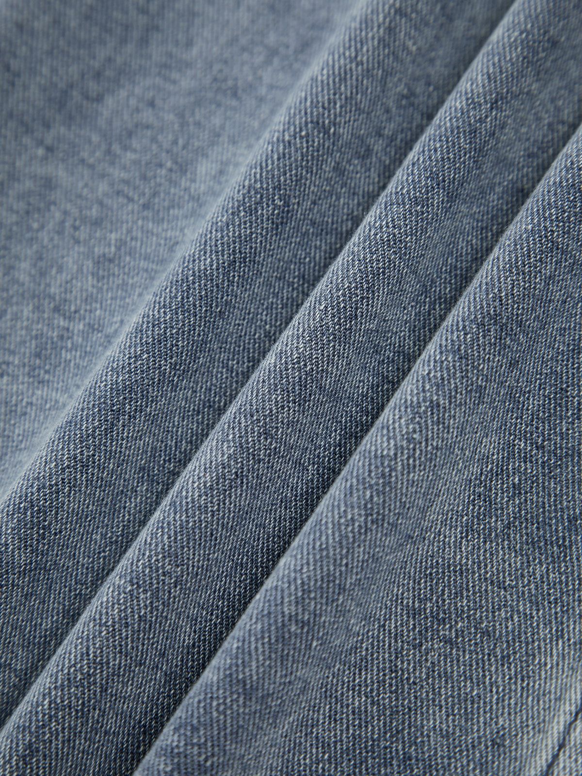 Back Buttons Denim Maxi Jean Skirt sold by COMMENSE product image thumbnail 4