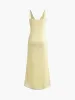 Slim Sleeveless Floral Dress sold by COMMENSE
