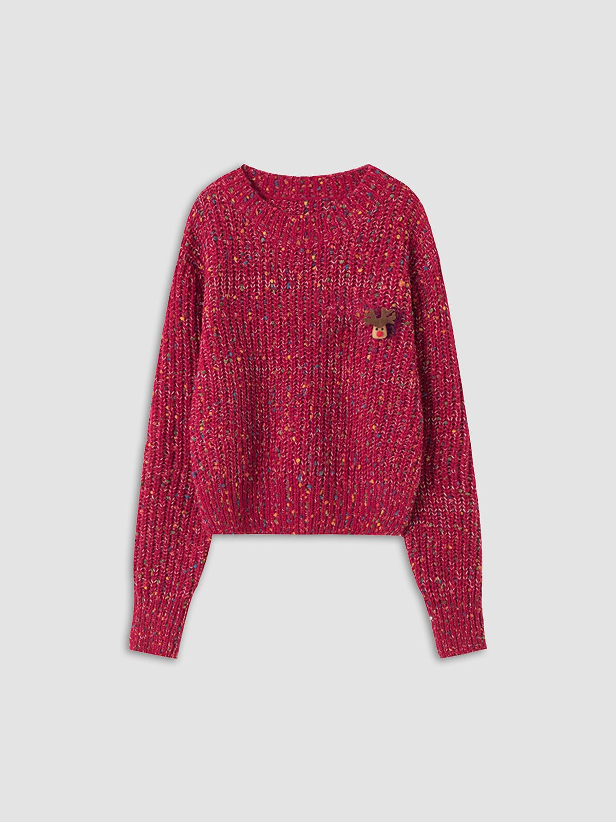 Reindeer Decor Sweater sold by COMMENSE
