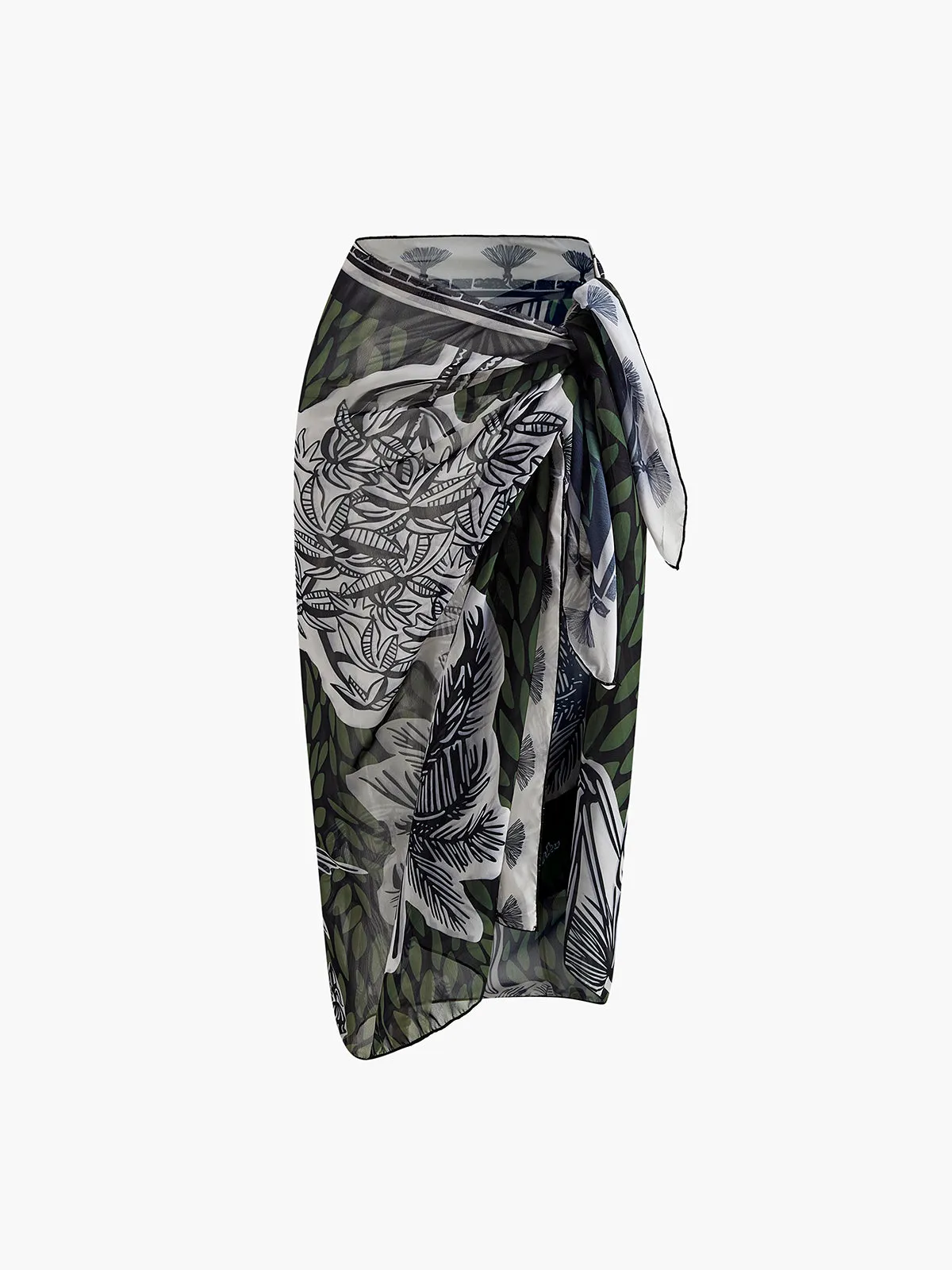 Print Chiffon Cover Up sold by COMMENSE