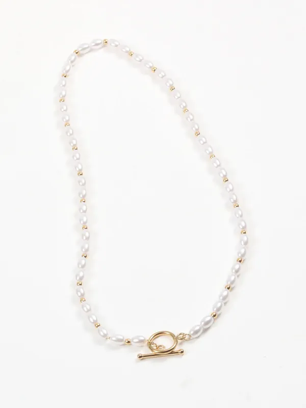 Romance Peral Lariat Necklace sold by COMMENSE