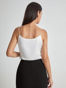 V-Neck Satin Camisole sold by COMMENSE