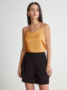 V-Neck Satin Camisole sold by COMMENSE