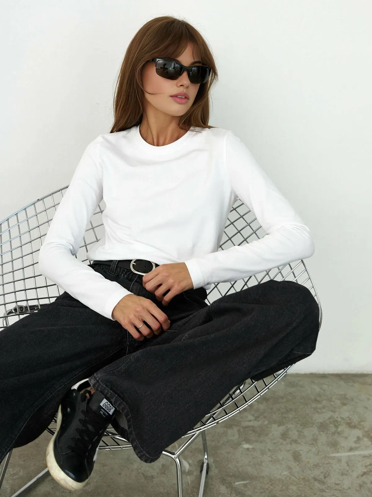 Pure Cotton Long Sleeve Top sold by COMMENSE product image thumbnail 3