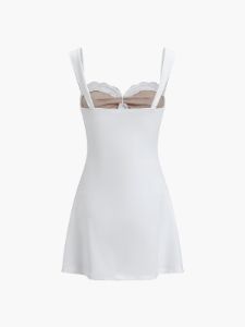 Drawstring Lace Short Dress sold by COMMENSE