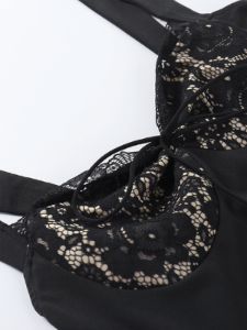 Drawstring Lace Short Dress sold by COMMENSE
