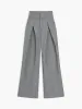Zippered High-Waist Pleated Dress Pants sold by COMMENSE