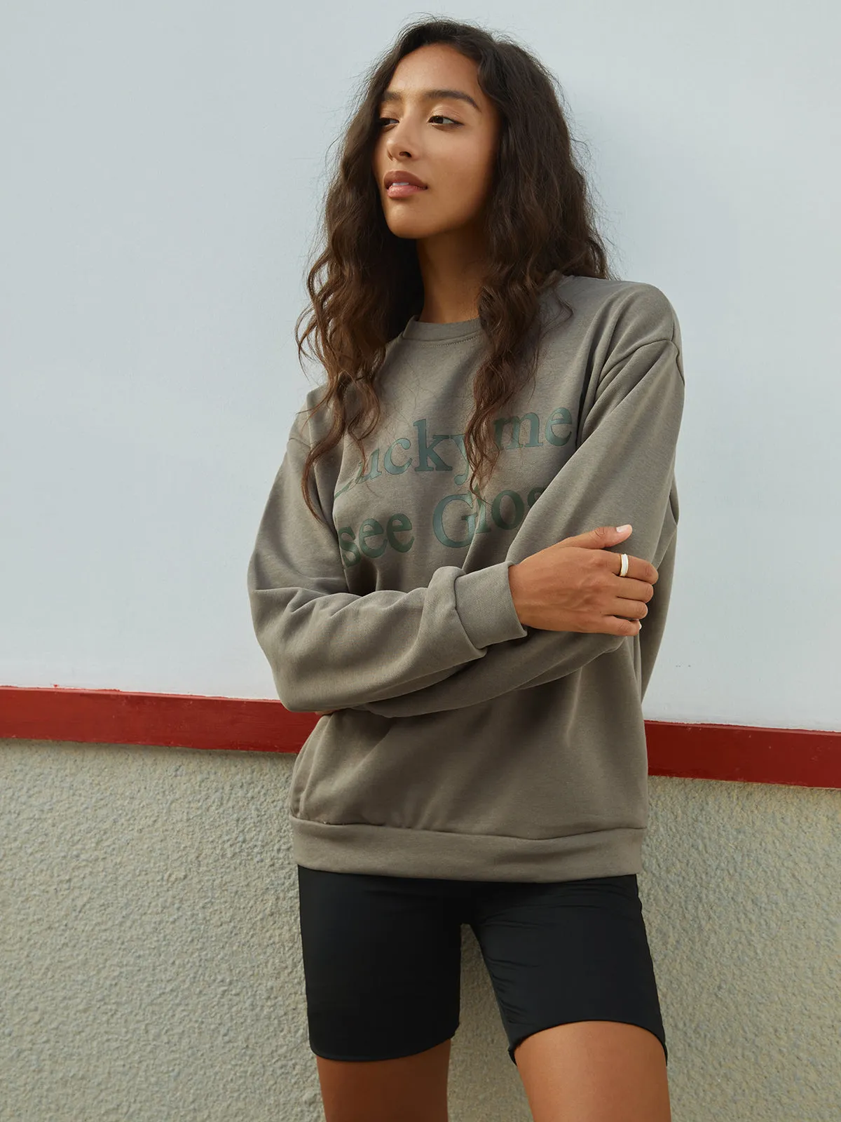 Lucky Me Sweatshirt sold by COMMENSE product image thumbnail 3