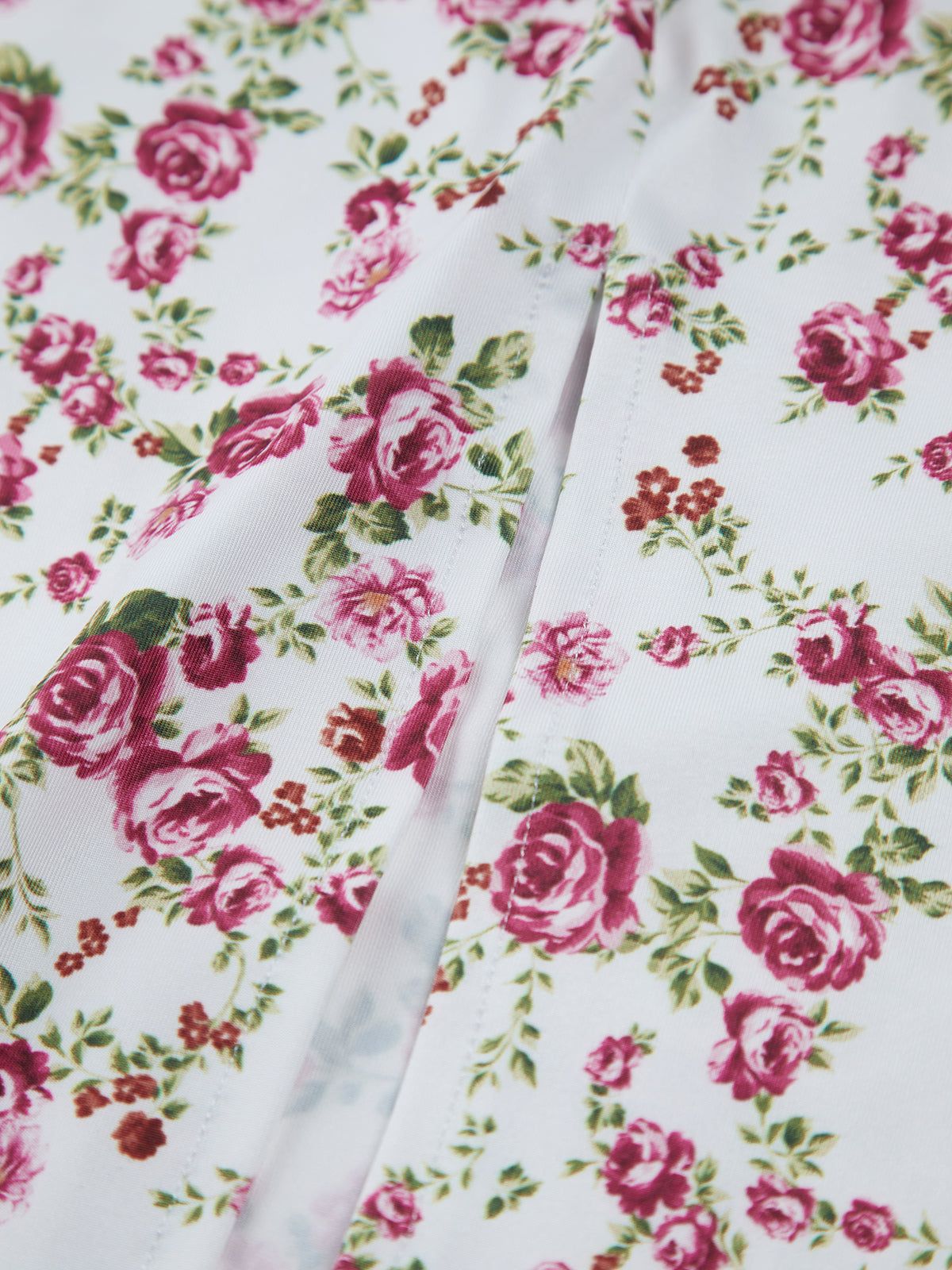 Rose Fantasy Lace Trim Slit Strap Midi Dress sold by COMMENSE product image thumbnail 3