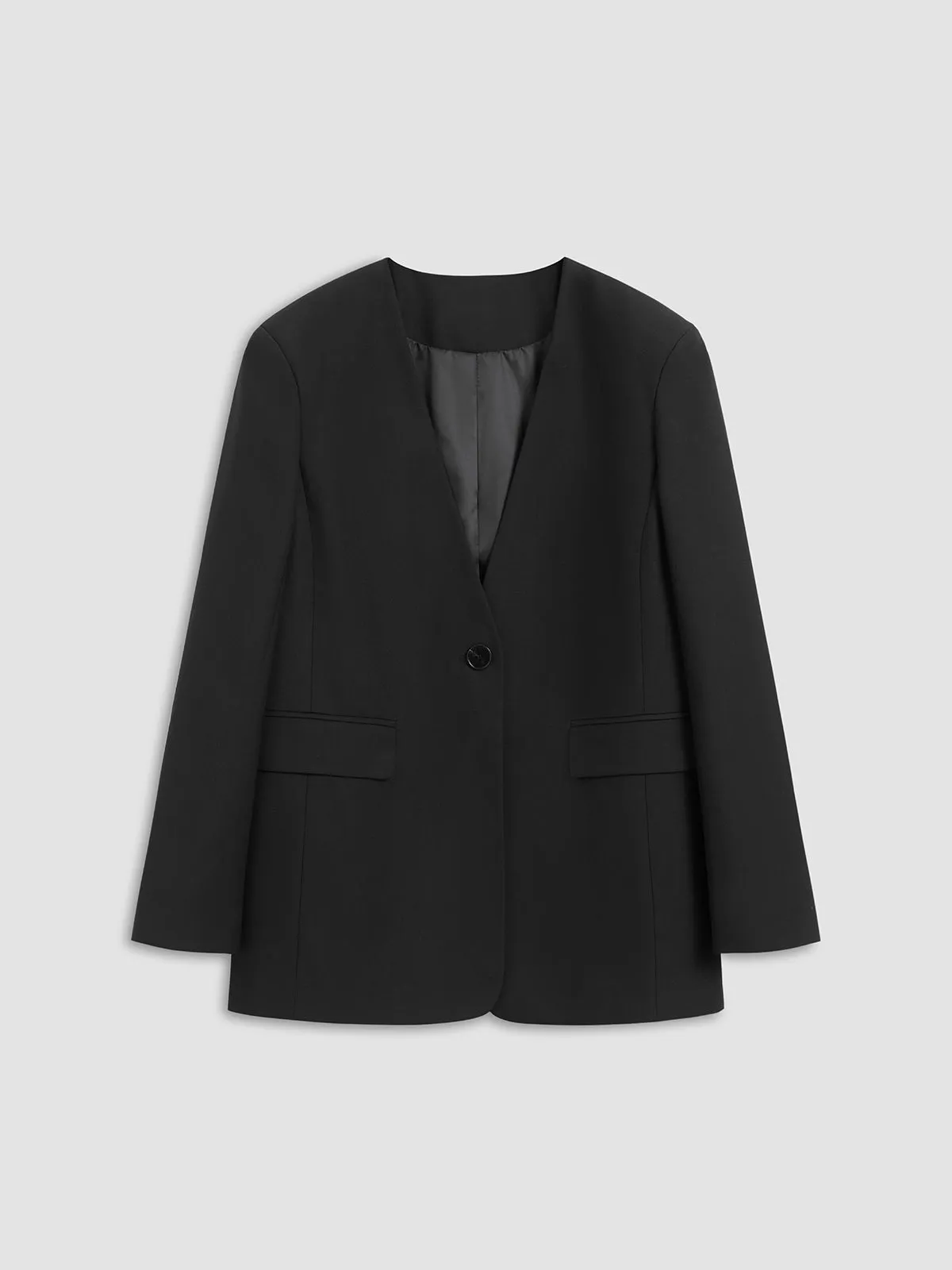 Casual Relaxed Fit Blazer sold by COMMENSE product image thumbnail 2