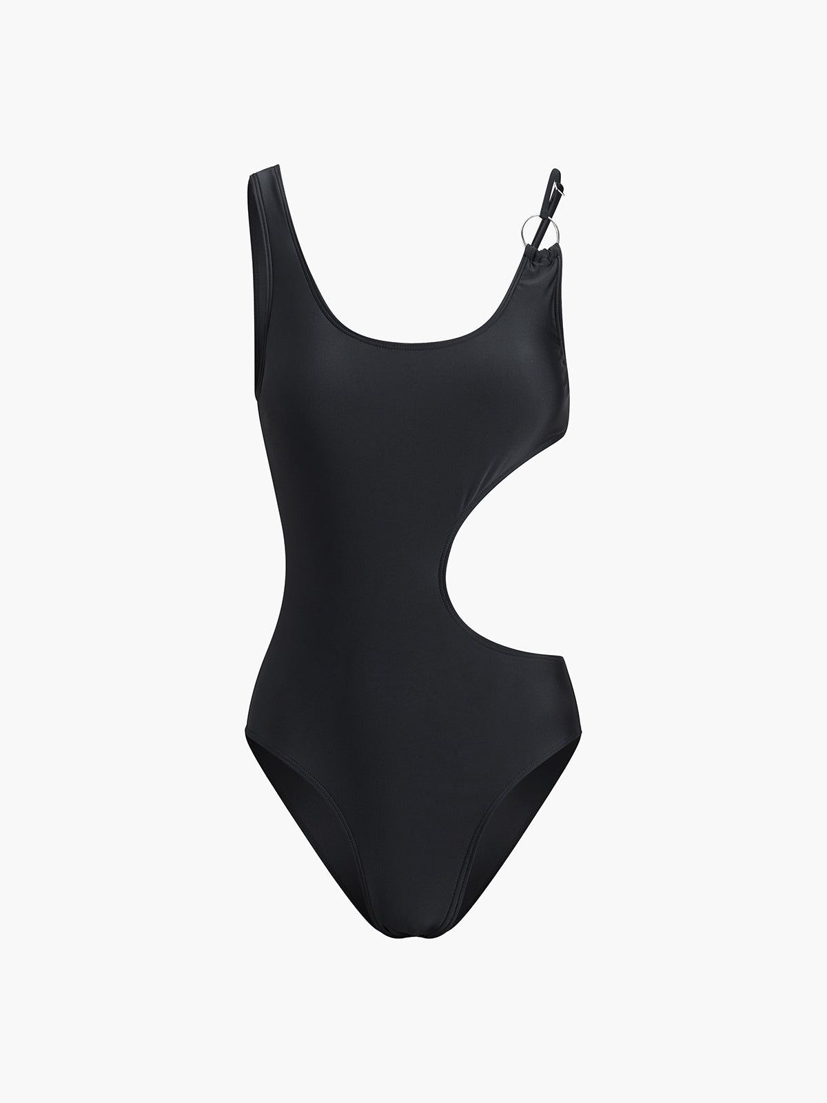 Waist Cutout One Piece Swimsuit sold by COMMENSE