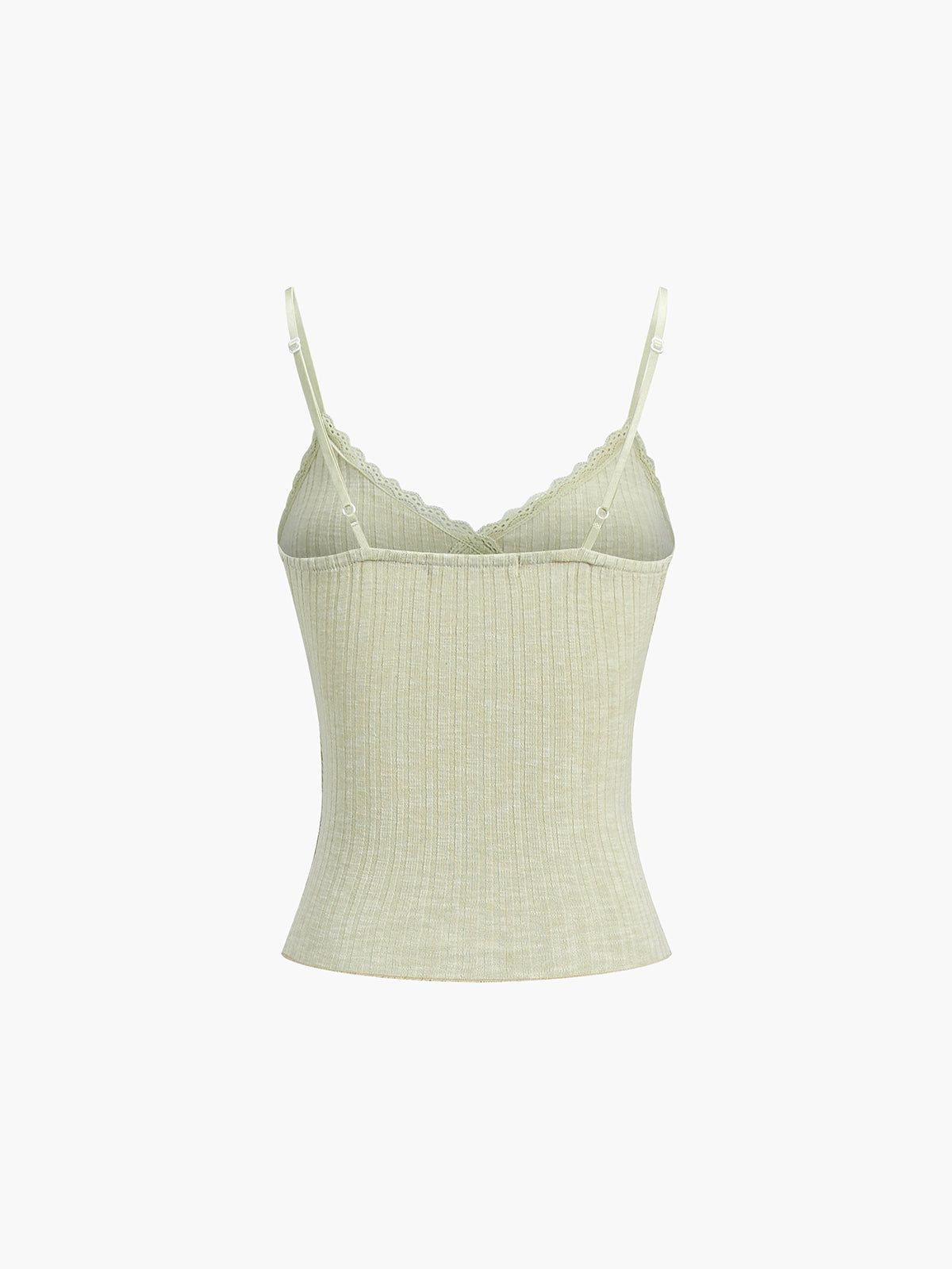 Lace Rib Cami Top sold by COMMENSE product image thumbnail 2