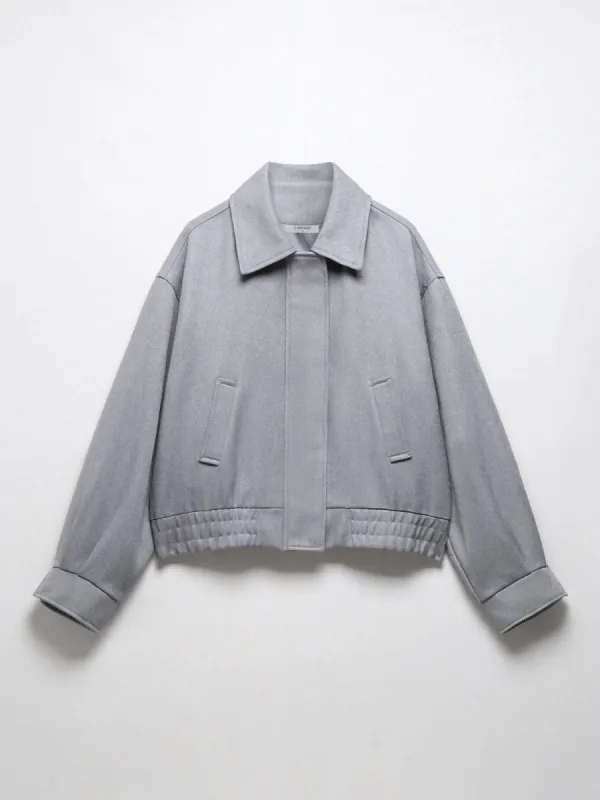 Double Pockets Open Collar Jacket sold by COMMENSE