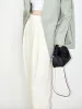 Effortless Pleated Cropped Pants sold by COMMENSE