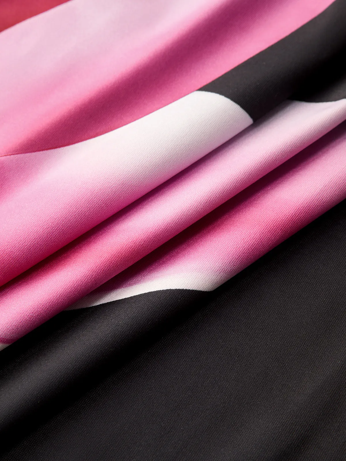 Floral Print Square Neck Split Slim Dress sold by COMMENSE product image thumbnail 4