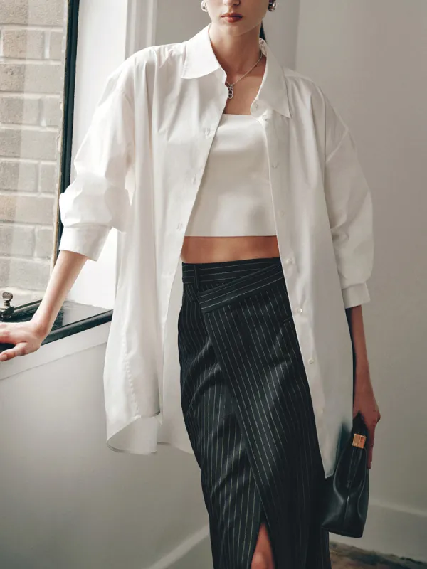 Better Than Good Oversized Button Down Shirt sold by COMMENSE