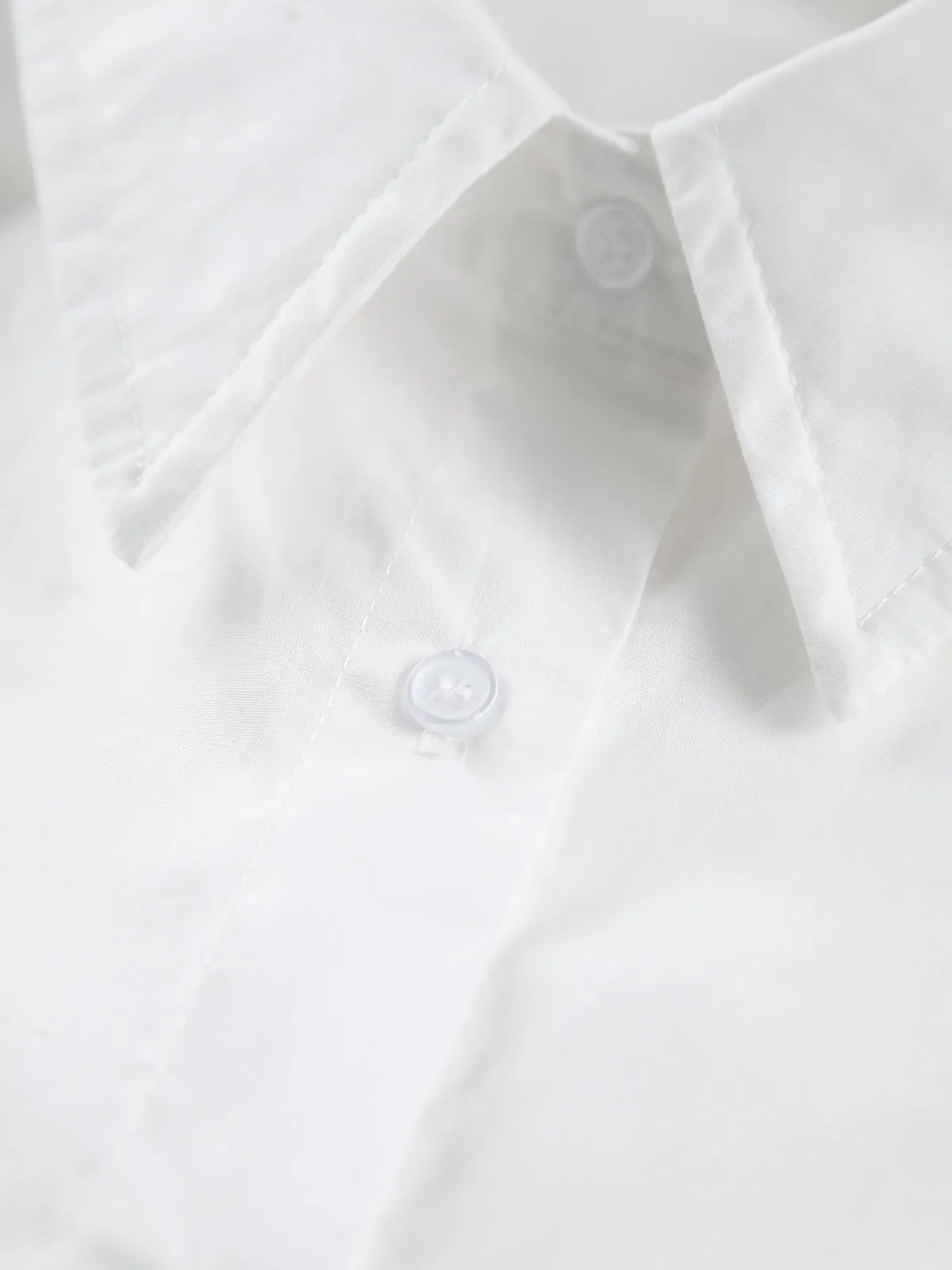 Cotton Blends Knotted Long Sleeve Shirt sold by COMMENSE product image thumbnail 3