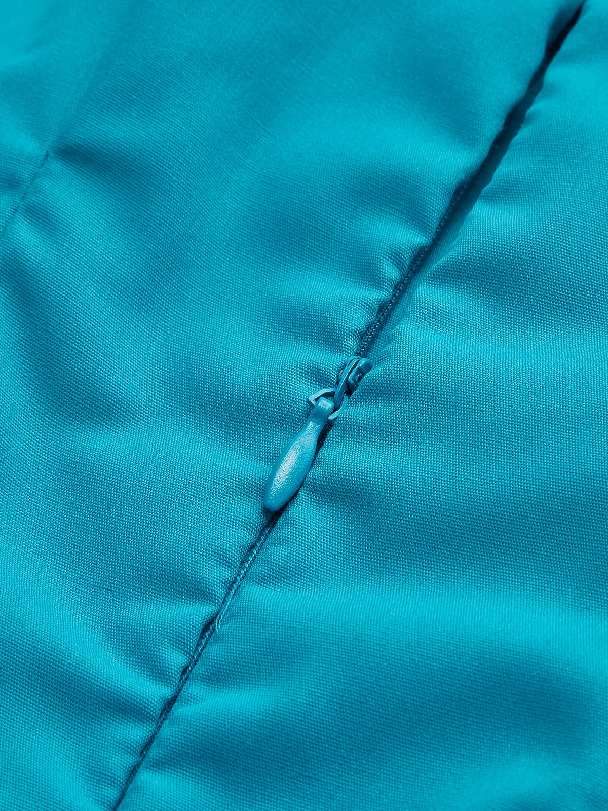 V-Neck Pleated Bell-Sleeve Dress sold by COMMENSE product image thumbnail 4