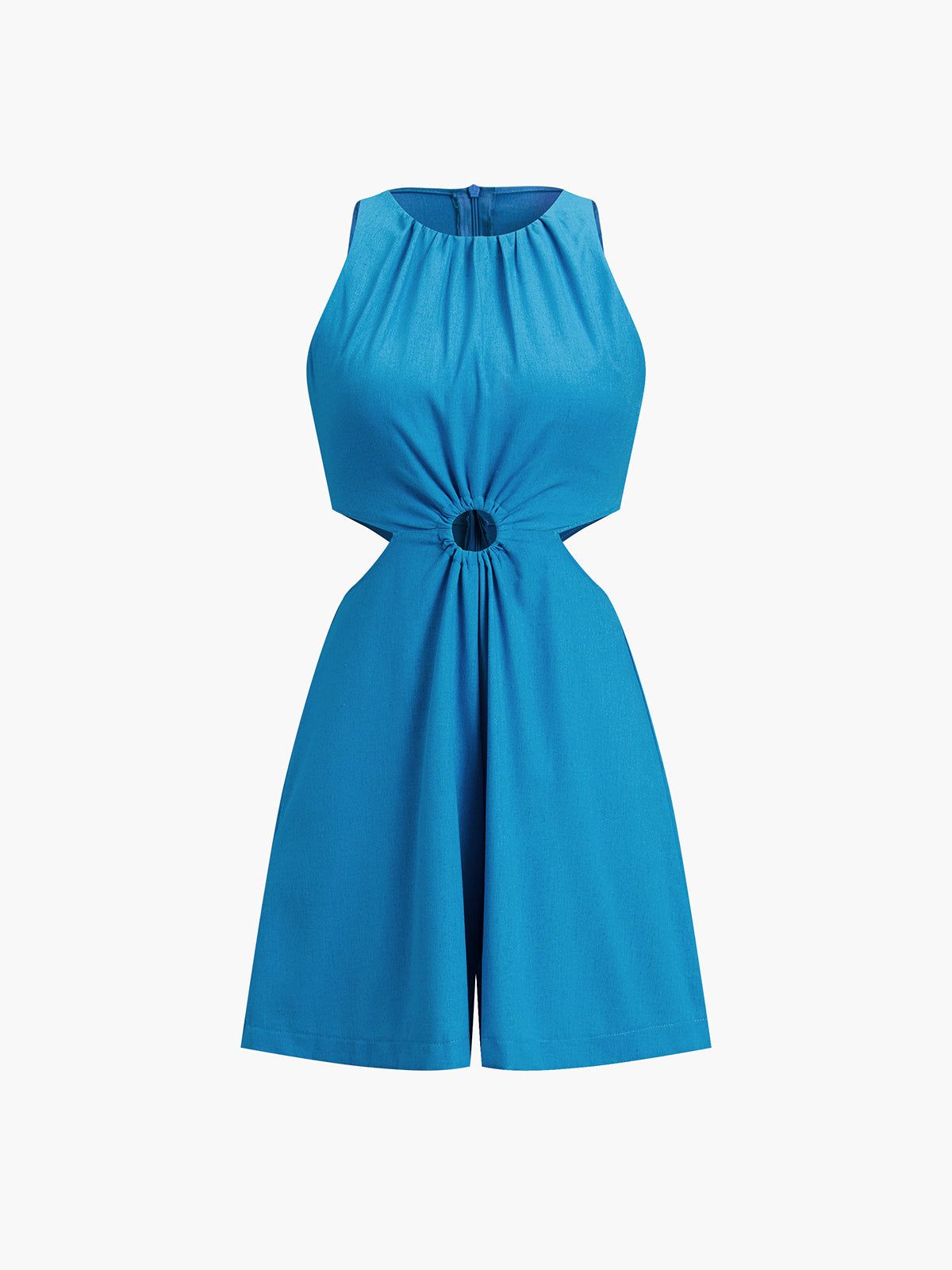 Sea Breeze Cutout Linen Jumpsuit sold by COMMENSE product image thumbnail 2