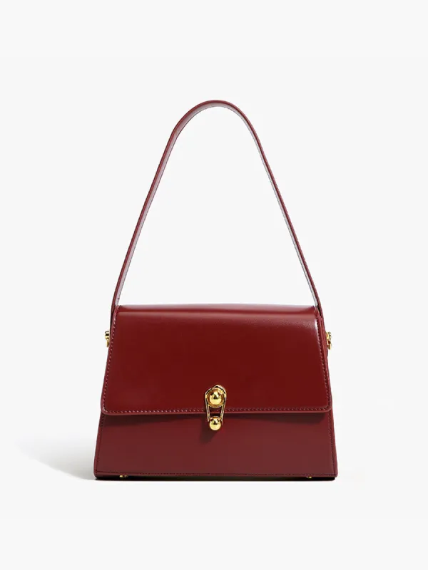 Faux Leather Buckle Shoulder Bag sold by COMMENSE