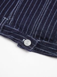 Vintage Denim Zippered Strapless Tube Top sold by COMMENSE