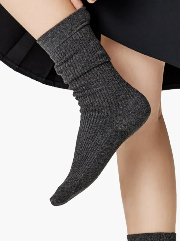 Deliver Warmth Rib Socks sold by COMMENSE