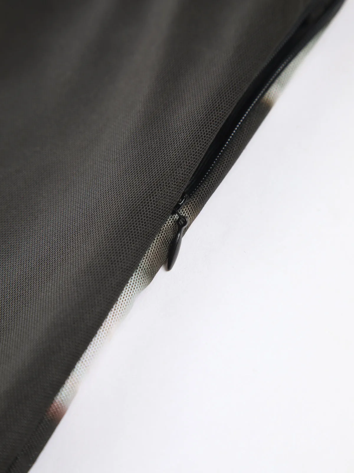 Double Layer Plant Printed Net Maxi Skirt sold by COMMENSE product image thumbnail 3