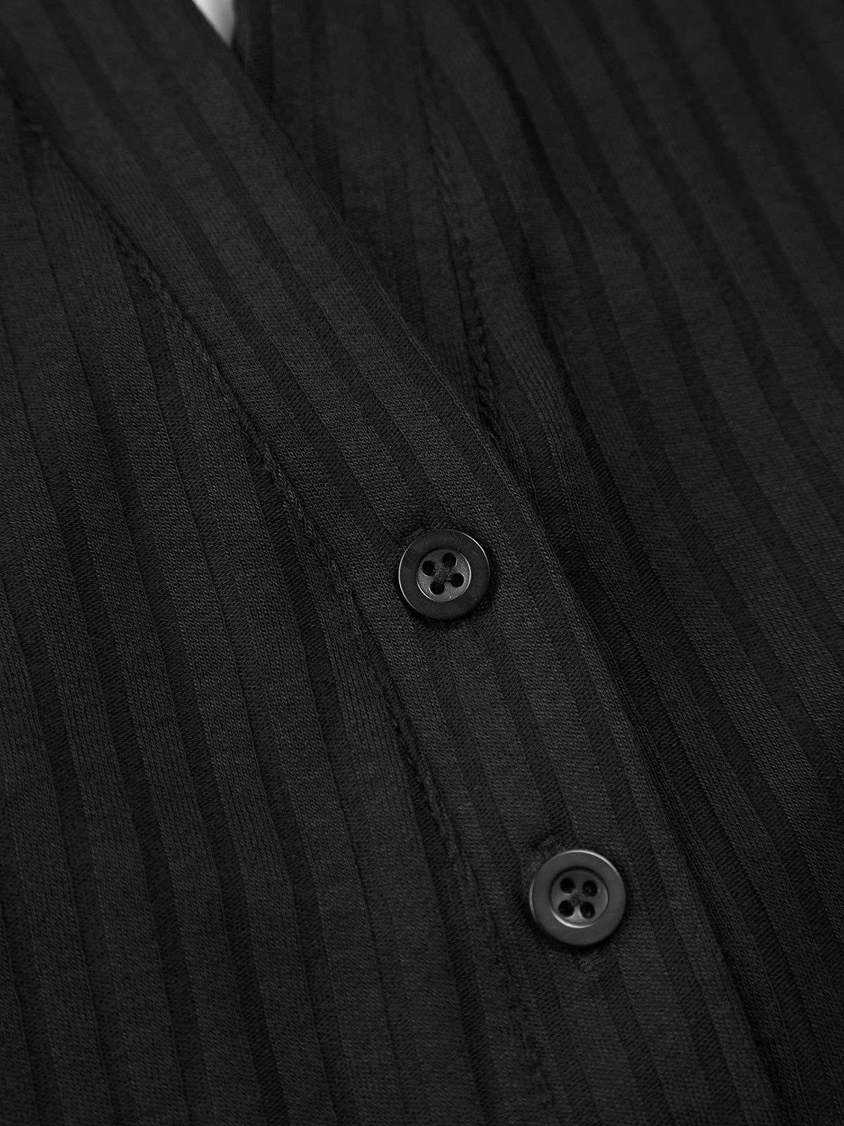 Back Cross V-Neck Long Sleeve Shirt sold by COMMENSE product image thumbnail 5