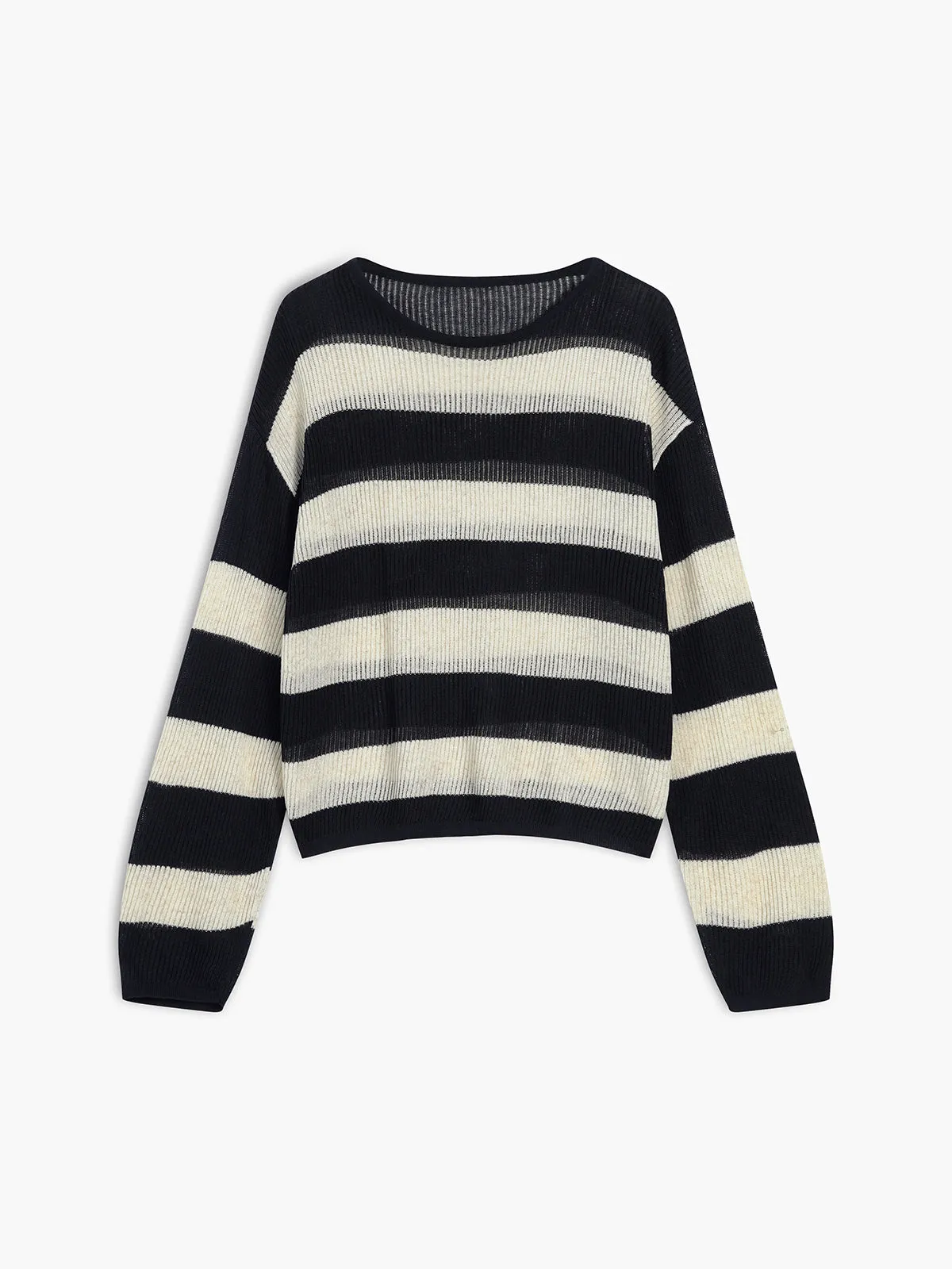 Leisure Oversized Stripe Sweater sold by COMMENSE