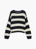 Leisure Oversized Stripe Sweater sold by COMMENSE